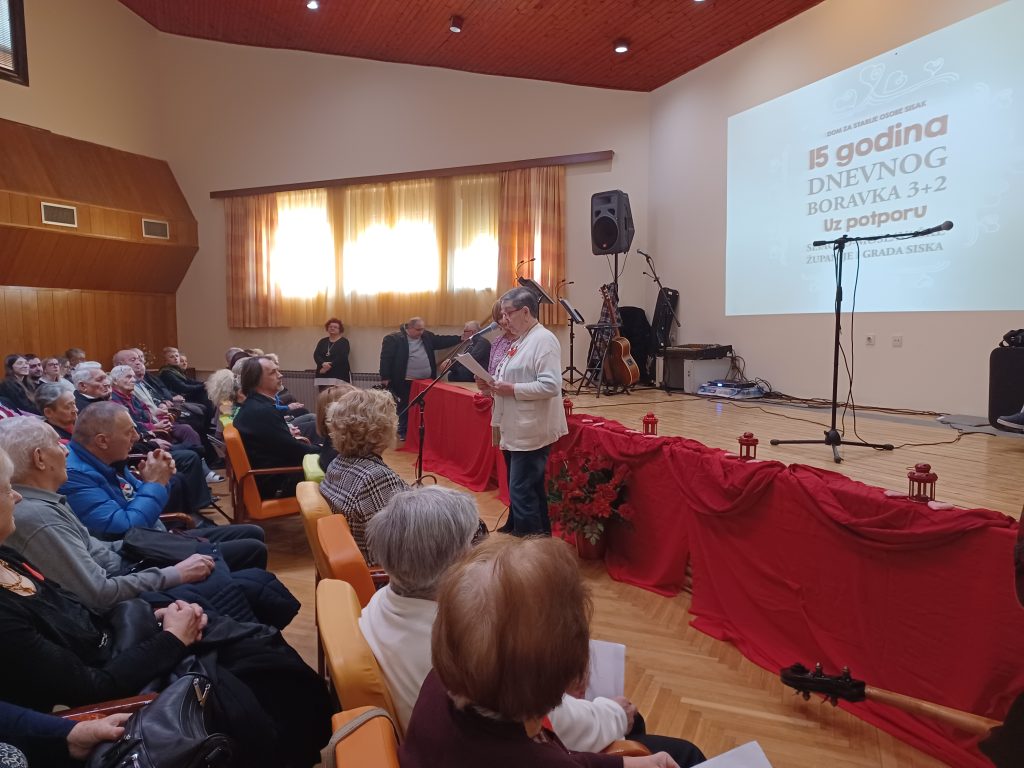 15 GODINA DJELOVANJA “DNEVNOG BORAVKA 3+2” U DOMU ZA STARIJE OSOBE SISAK