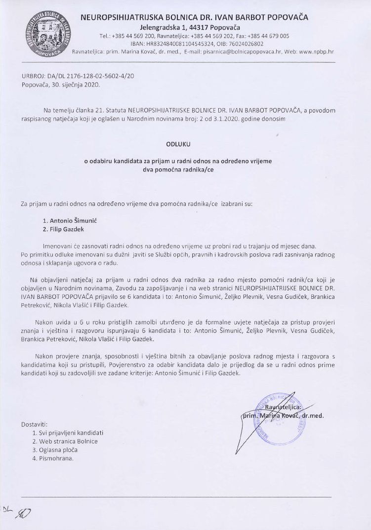 odluka 1